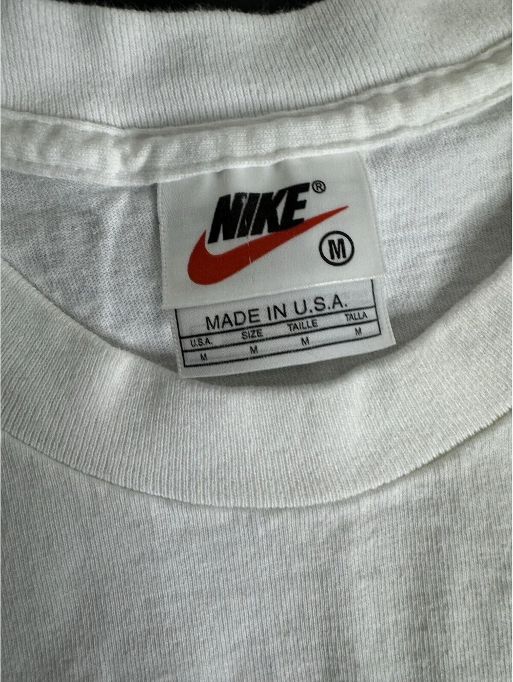 90’s Rare Nike “I Am Woman. Watch Me Score.” White Graphic T-Shirt